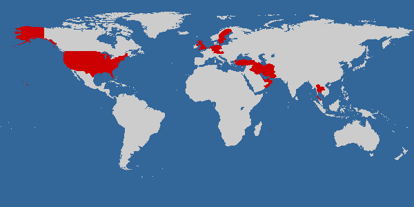 ¿Cuántos países usted ha visitado?